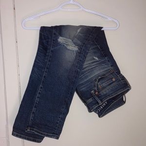 Pre-Distressed Jeans